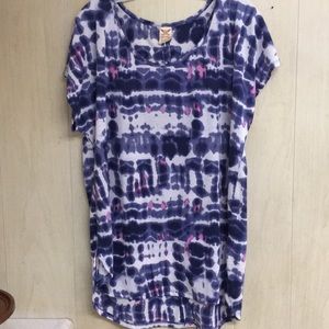 Faded glory hi/lo top sz xlarge nwot